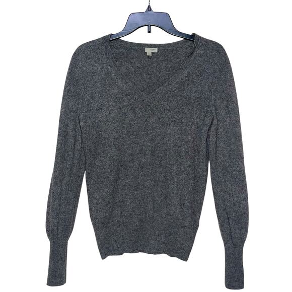 Halogen Cashmere Sweater V Neck Pullover - Picture 2 of 6